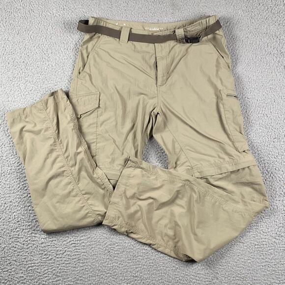 Columbia PFG Cargo Convertible Pants Men's 34x32 Tan Utility Fishing Outdoors - Picture 1 of 8